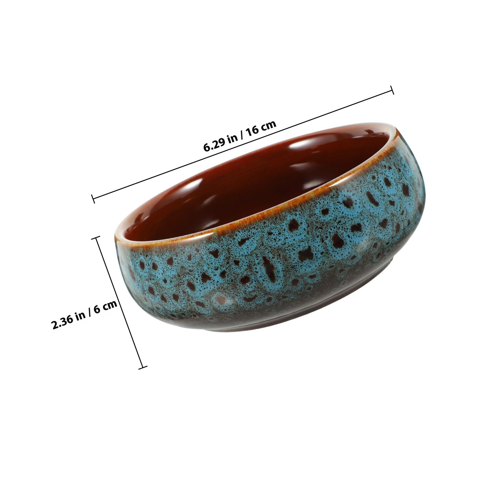Toddmomy Ceramiczna Doniczka Hydroponiczna Do Sadzenia Lilii Wodnej i Żonkili Dekoracyjny Duży Kwiatowy Pojemnik Do Wnętrz i Zewnątrz Odporny Łatwa Wymiana Roślin