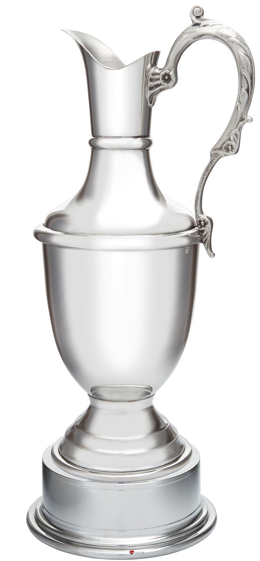 Grand Claret Jug étain pour remplacer les coupes fragiles par un trophée durable