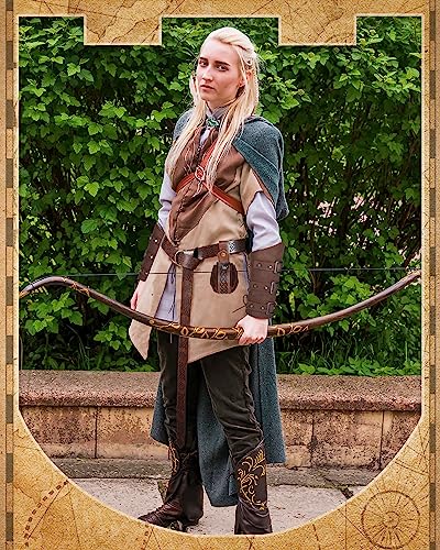 leifide medieval viking belt faux leather arm guards renaissance accessories viking leather bracers medieval bag