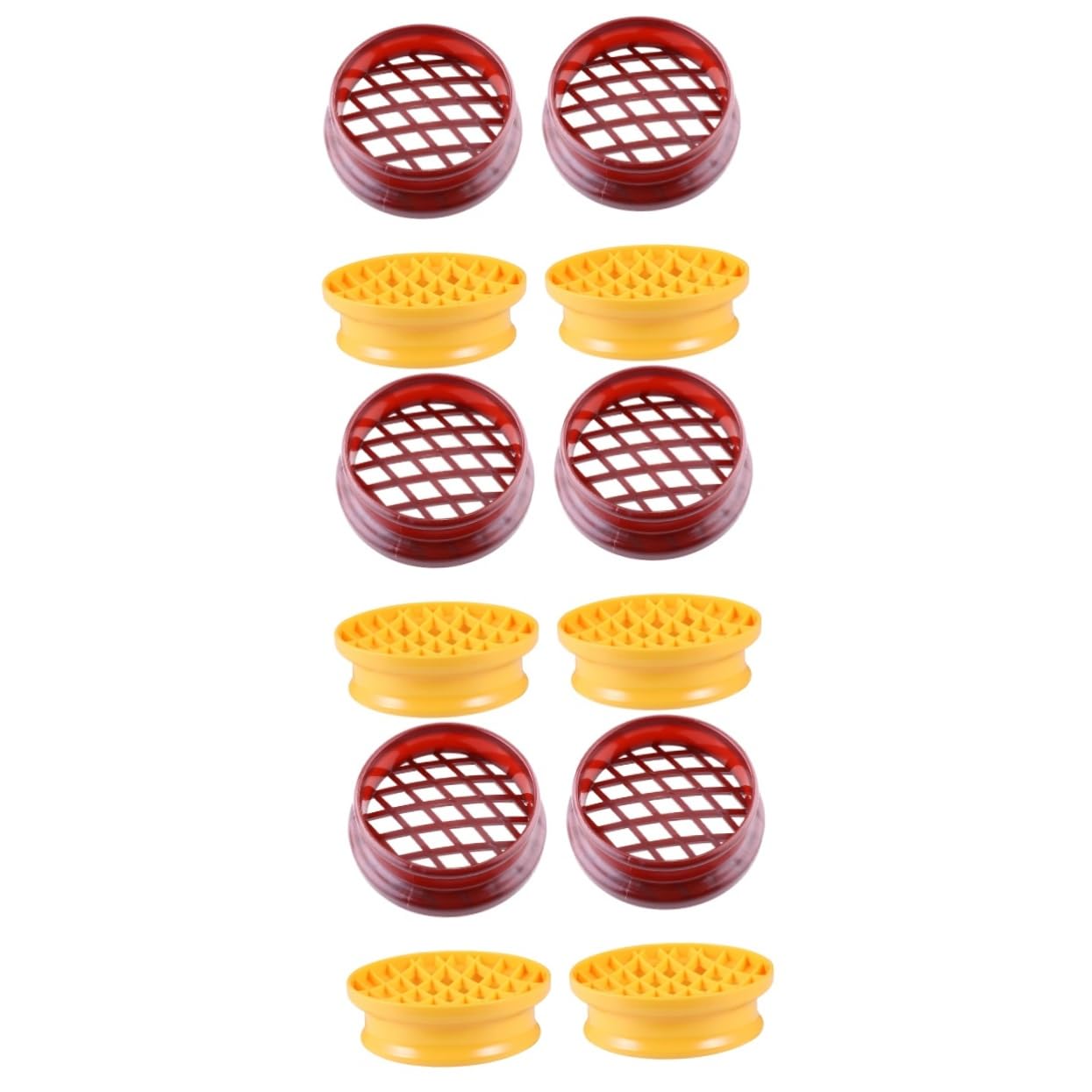 ABOOFAN 12 Pièces Moule à brioches à l'ananas moule à cake pops presse à pâte à cuire Miche de pain d'ananas moule à pain à l'ananas moule à pain ananas Ménage Petit pain à l'ananas