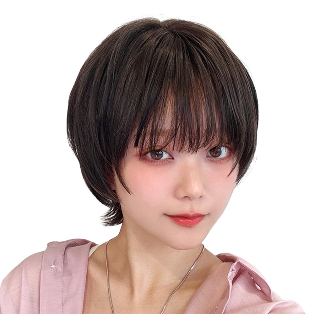 Amazon.co.jp: [AQUADOLL(アクアドール)] ウィッグ ショート 前髪