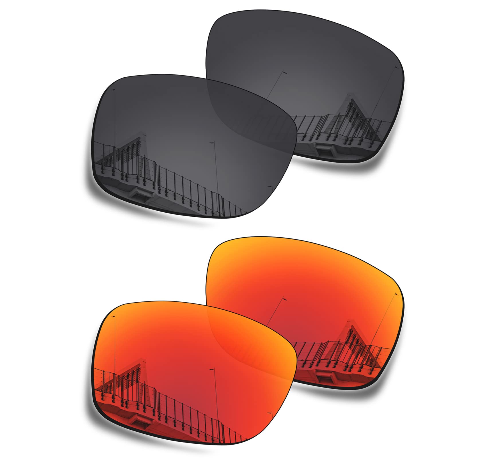 Well-aimedReplacement Lenses Compatible with Native Eddyline XD9088 Sunglasses - Value Pack 203