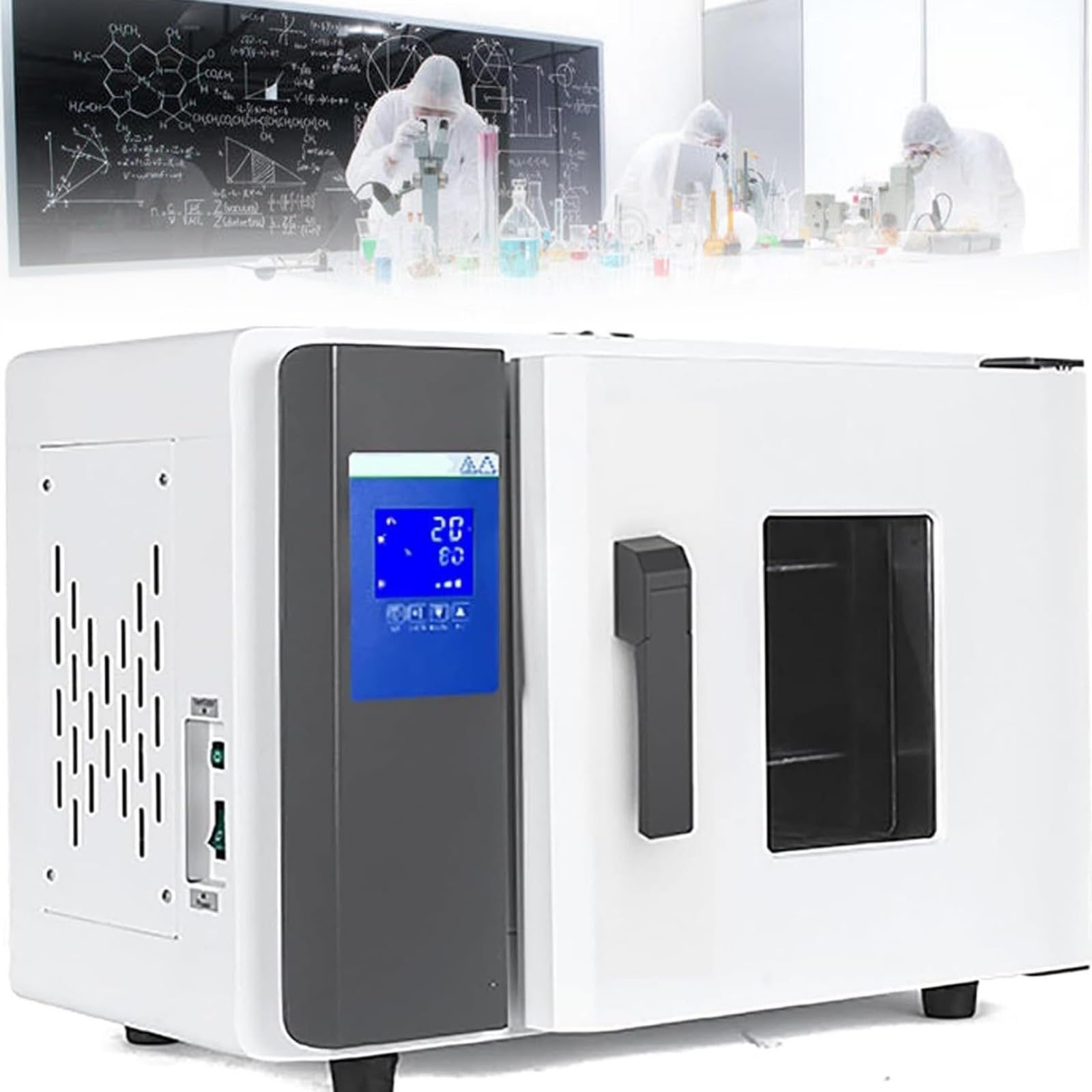 Air Convection Drying Oven Lab Oven, Lab Forced Laboratory Constant Temperature Blast, Heat Industrial Lab Temperature Control Adjustable Fan Speed