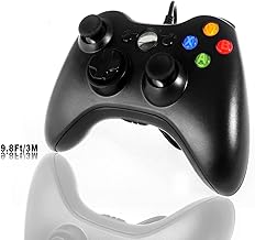 Xbox 360 Game Controller, WEIE USB Wired Gamepad with Cable for Xbox 360, Xbox 360 Slim, Windows PC (Windows XP, Vista, 7, 8, 8.1, 10)