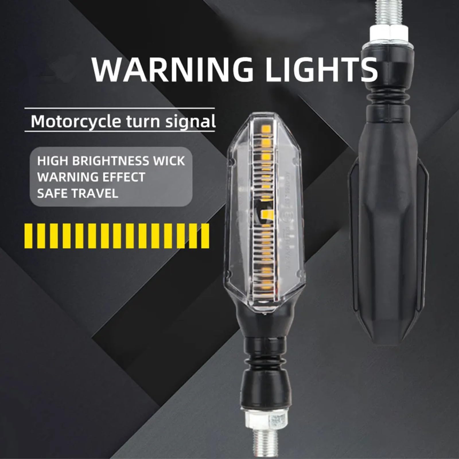 4 Pz 12 V 10 MM Universale Indicatori Di Direzione Luci Ambra Lampeggiante Indicatore Lampeggiante Moto Coda Direzione Indicatore Laterale Di Guida Lampada