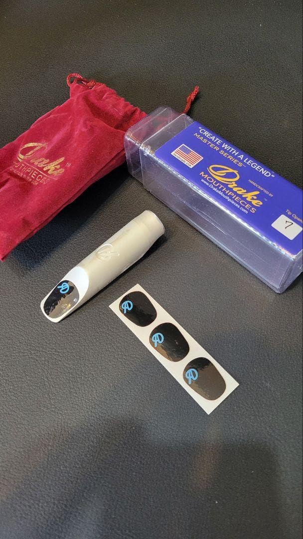 【最終値下】Drake サンボーンモデル アルトマウスピース #7 リガチャー付 最終値下】Drake サンボーンモデル アルトマウスピース #7