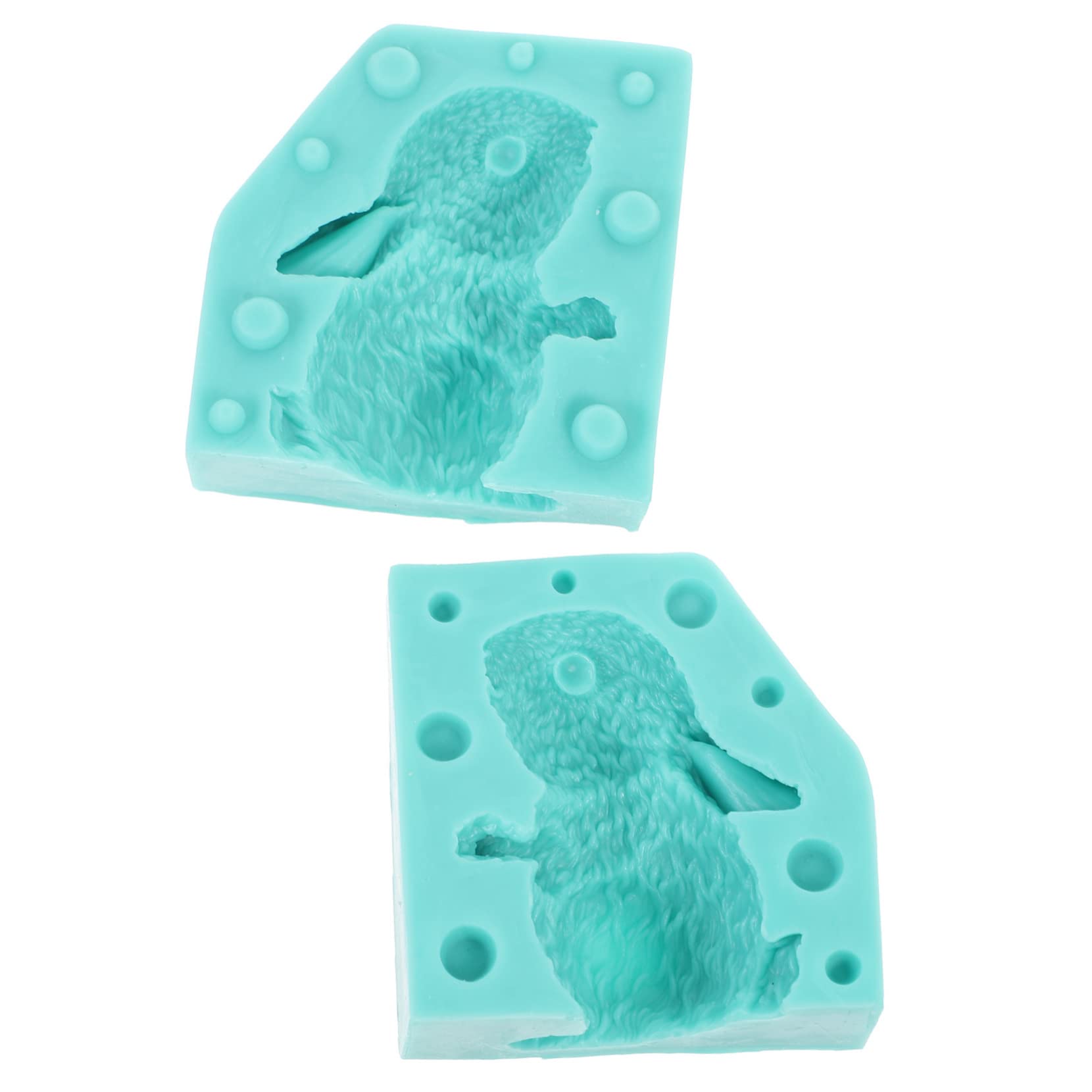NUOBESTY Juego De 3 Moldes De Silicona Con Forma De Conejo Para Hacer Gomitas Decoración De Mini Moldes Para Velas Y Galletas Calcomanías De Pared Con Suculentas Y Calabazas