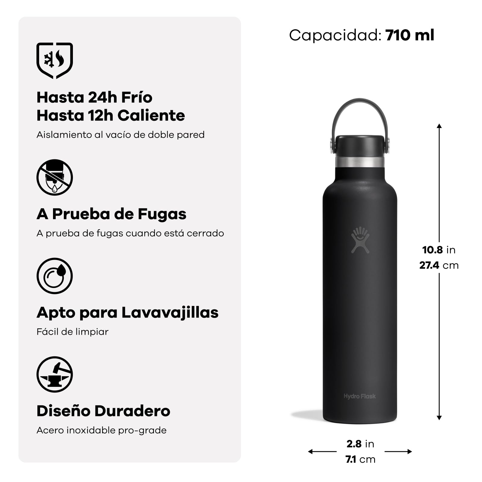 Hydro Flask – Standard Flex Cap 710 ml (24 oz) Bottle