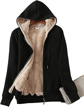 Yeokou Women's Winter Hoodies Pullover Sherpa Fleece Warm Heavyweight Sweatshirt