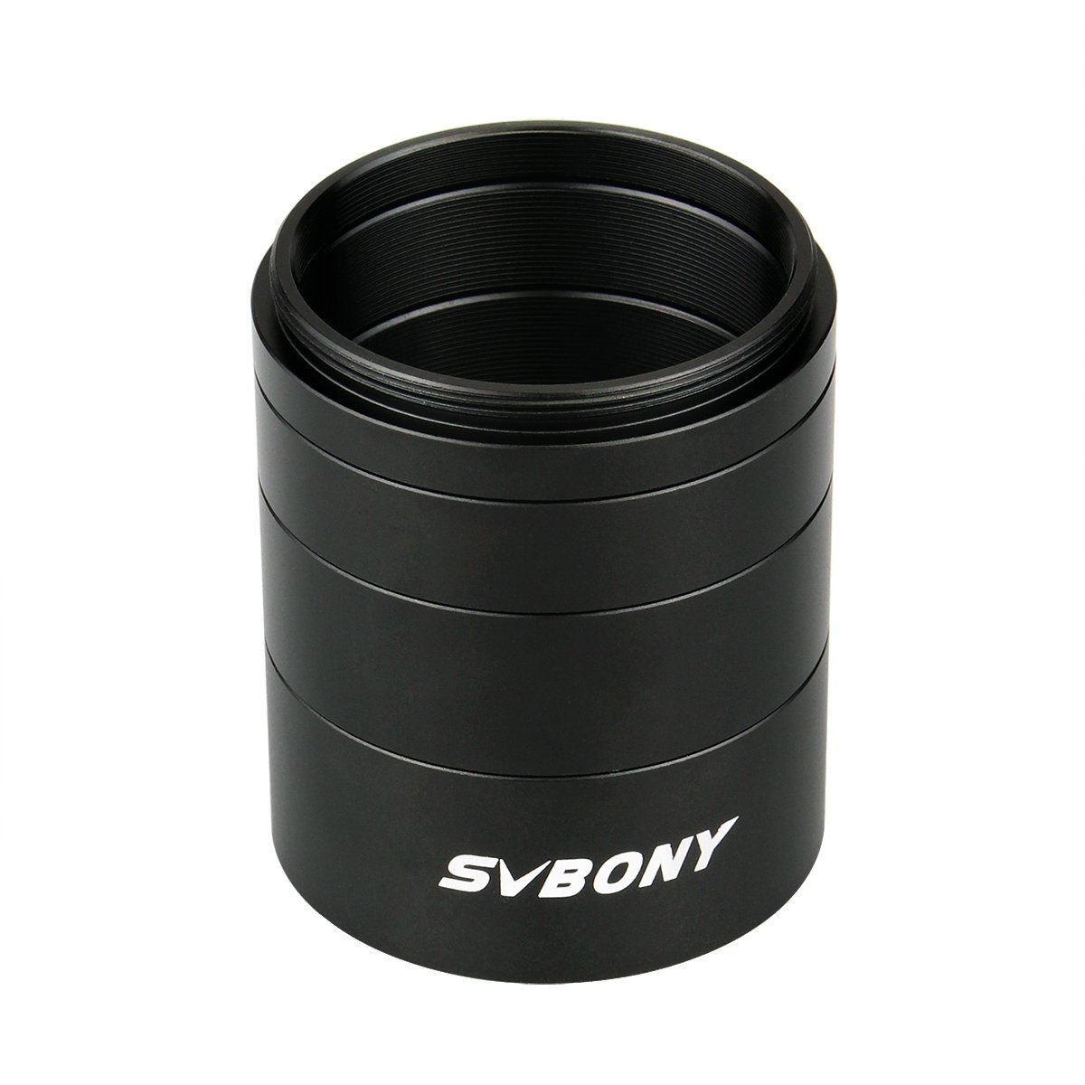 Svbony Adaptateur Telescope Appareil Photo M42 5mm 10mm 15mm 20mm T2 Tube D'extension de Télescope Adaptateur pour Allonger la Distance Focale en Astrophotographie