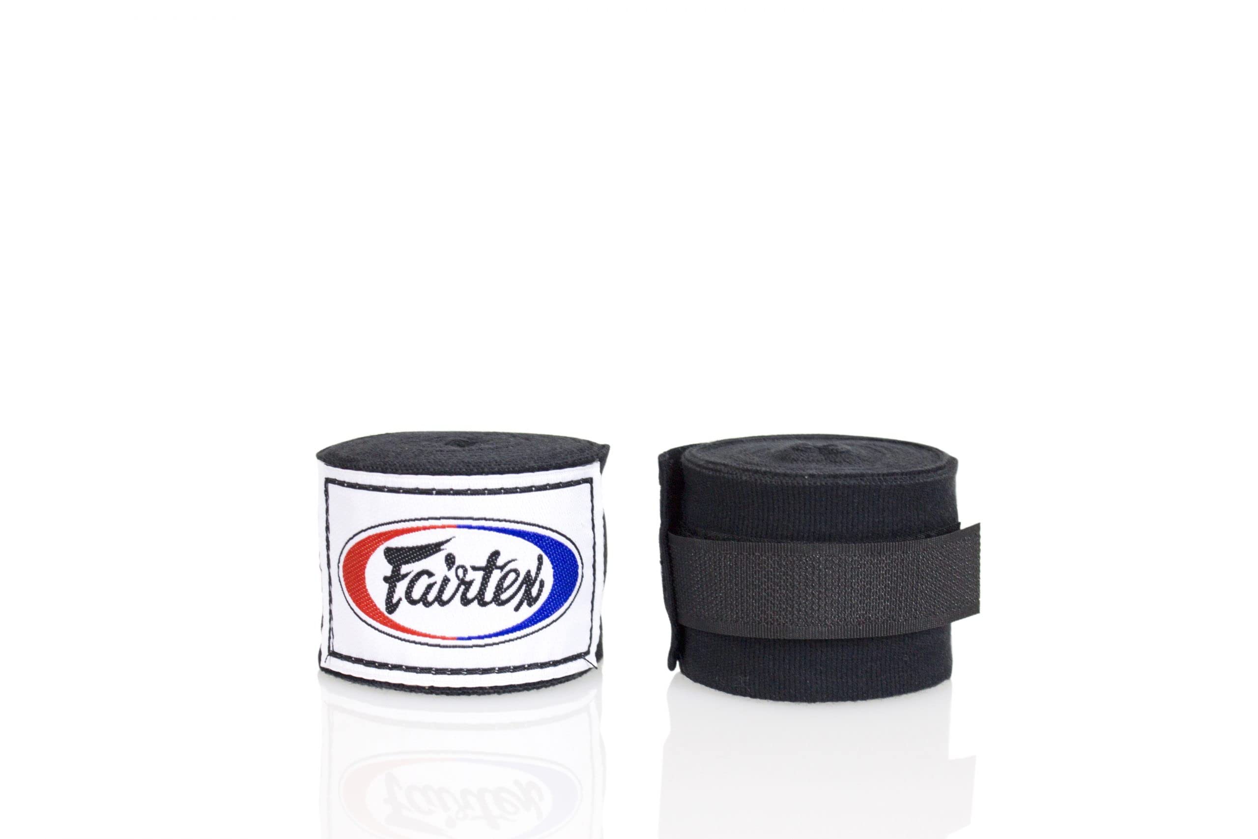HW2 Fairtex - Fasce elastiche nere, 4,5 m, colore: nero