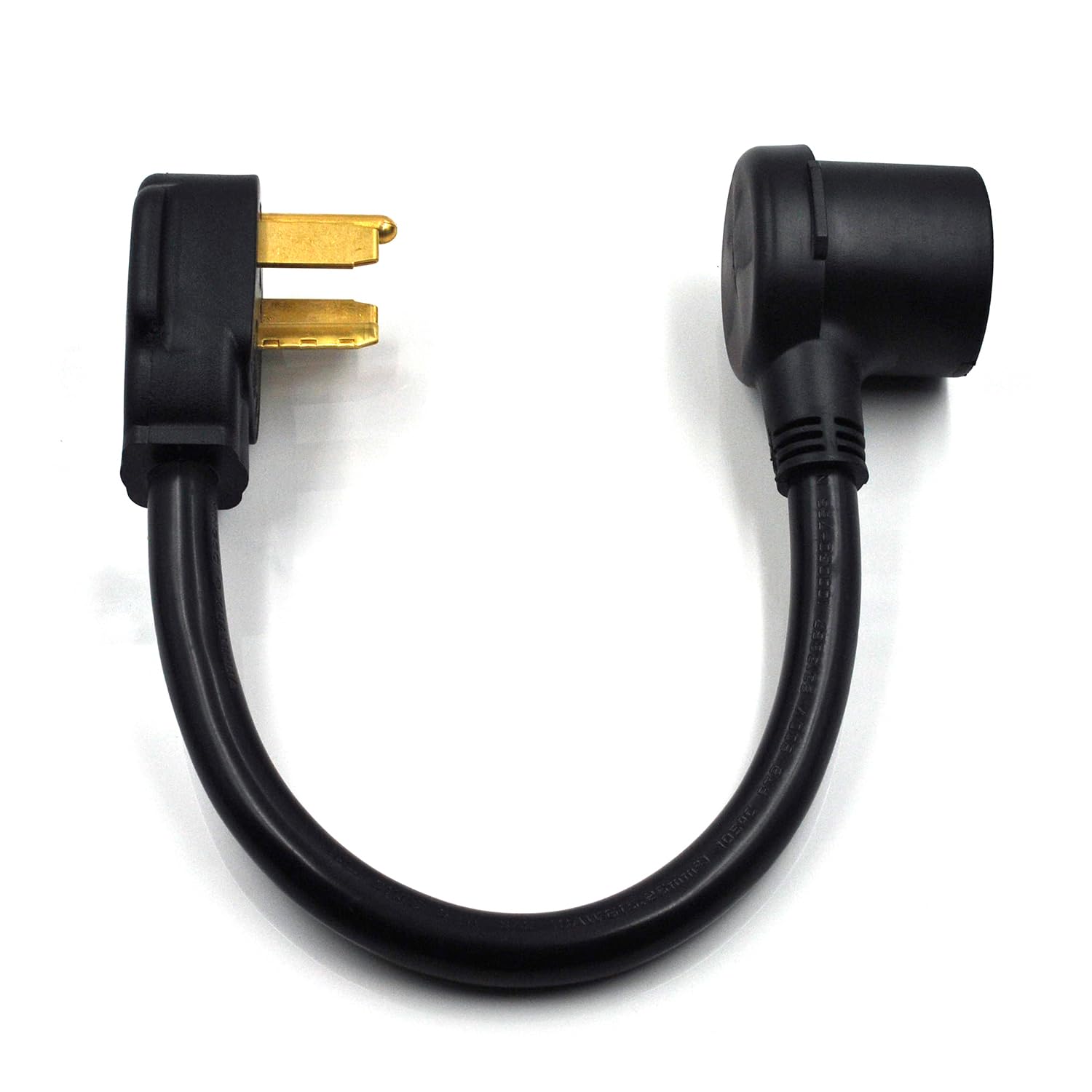 FlixGrdy NEMA 1430P to 1030R Dryer Adapter Cord, STW 10AWG Heavy