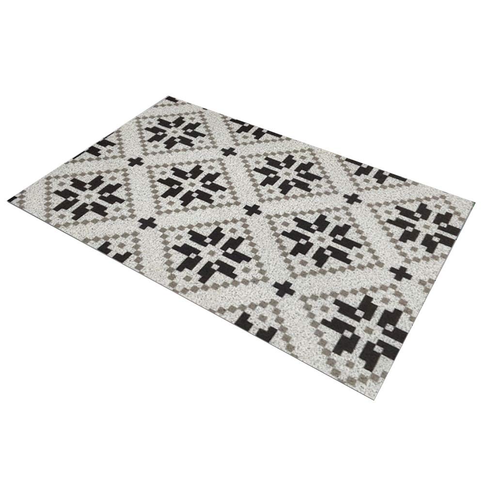 ZRUYI Paillassons pour Entrée Tapis D'entrée De Cuisine Tapis De Porte Moquettes Doux Épaissir Boucle De Soie Paillasson Lavable, 5 Couleurs Personnalisable (Color : D, Size : 120x150cm)