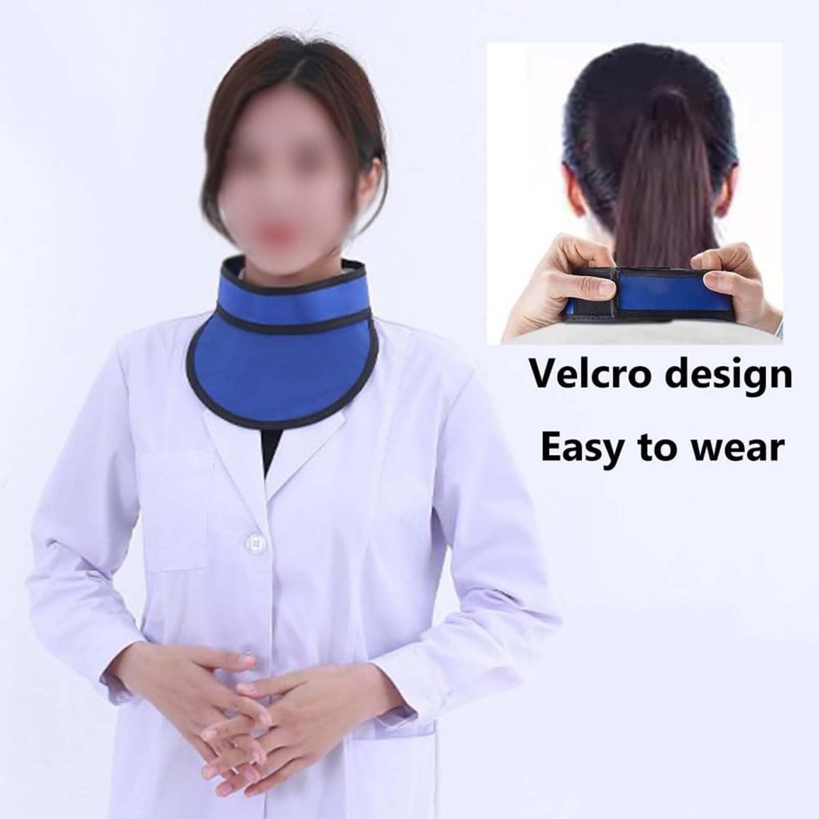 Grembiule di Piombo Leggero 0.5mm Pb Collare Protettivo per Tiroide Protezione dalle Radiazioni