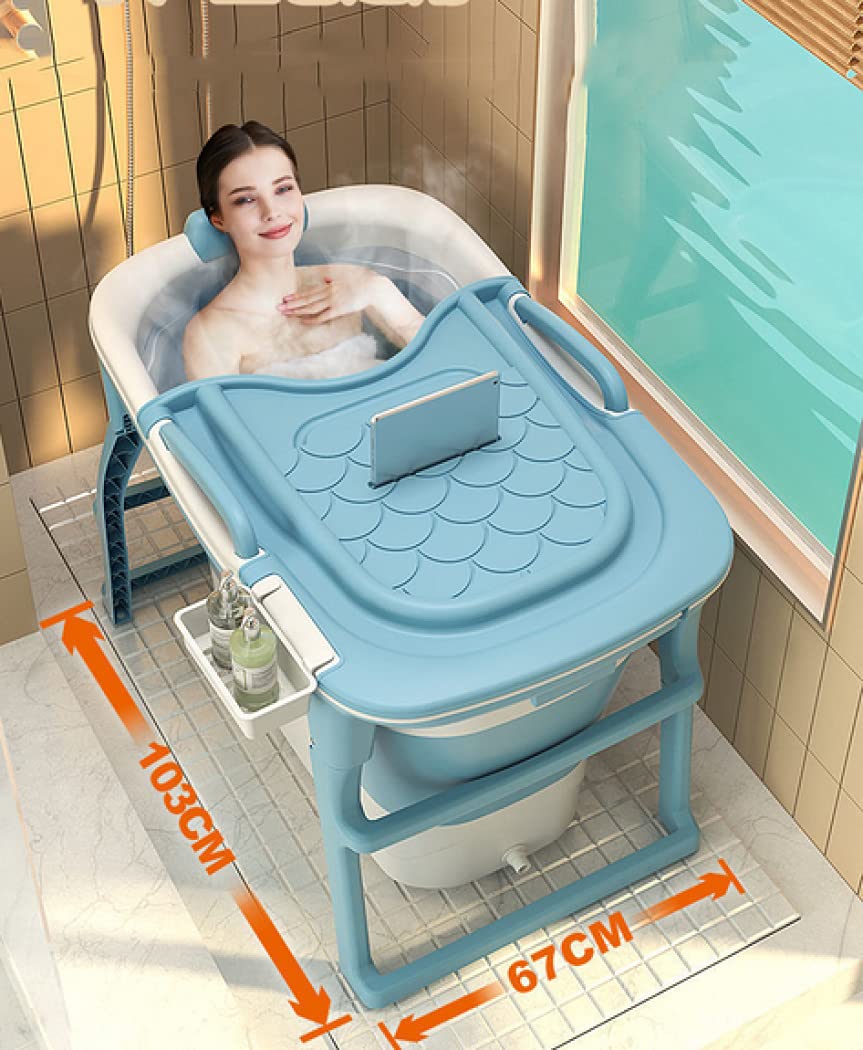 ポータブルバスタブ 折りたたみ 浴槽 バスタブ SPA TPE PP 浸漬式 家庭用 保温蓋つき 水風呂 軽量 収納便利 設置が簡単 コンパクト 簡易風呂 組み立て不要 (ブルー,142x60x58cm) Amazon.co.jp: 折りたたみバスタブ 折り畳み浴槽 浴槽 バスタブ