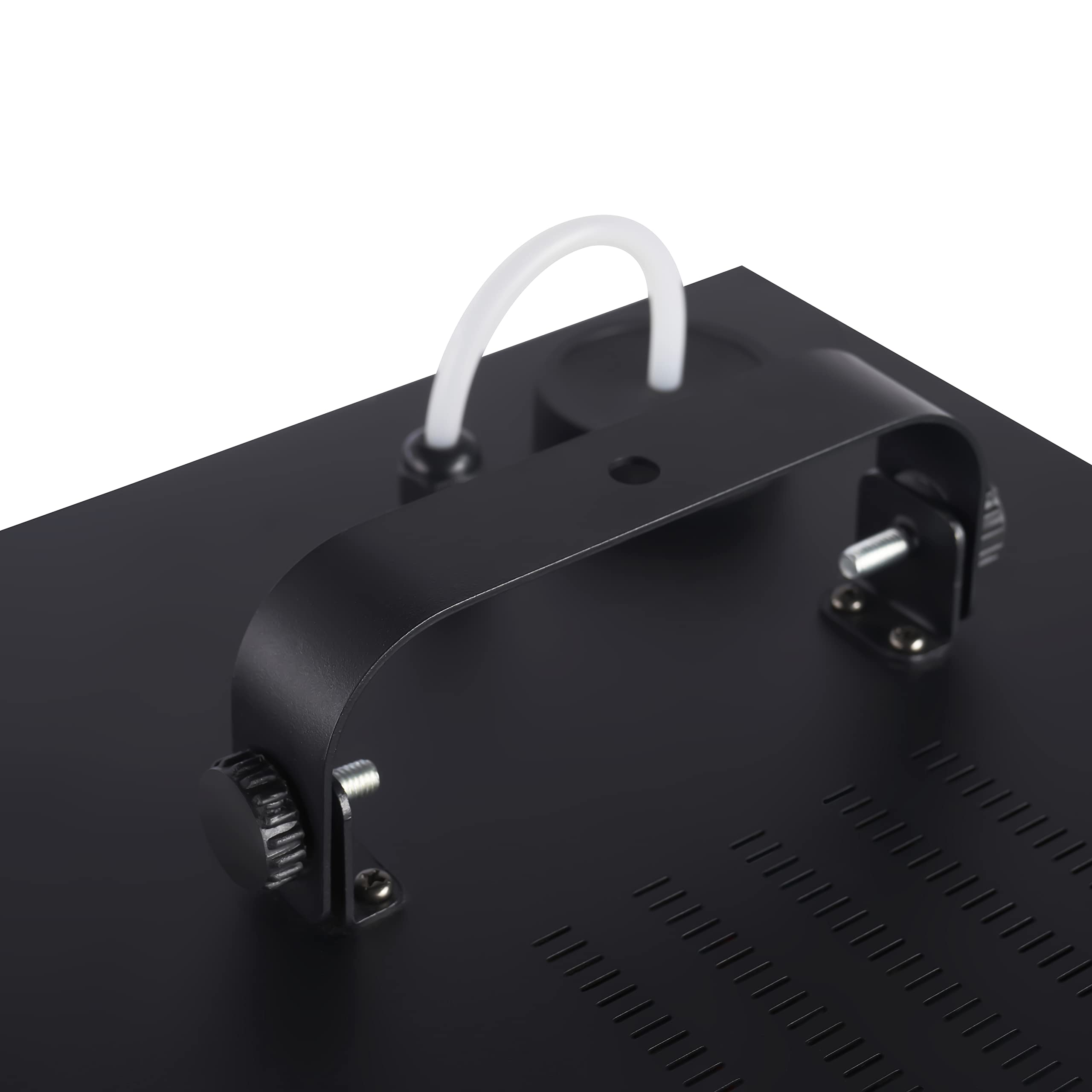 Lenco LFM-110 Dual Matrix RGB Partylicht - mit Nebelmaschine - integrierte Lichtshowprogramme - 1 Liter Fassungsvermögen für Nebelflüssigkeit - Nebel-Timer - schwarz