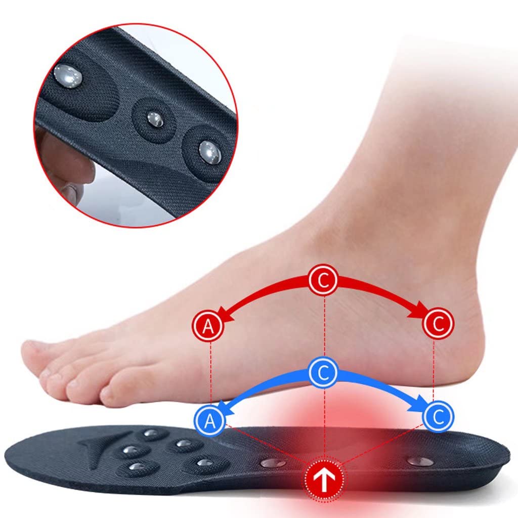 Solette per massaggi traspiranti Solette per terapia magnetica, miglioramento della circolazione sanguigna Fascite plantare Assistenza sanitaria per i piedi, riflessologia plantare Dolore al piede Dig