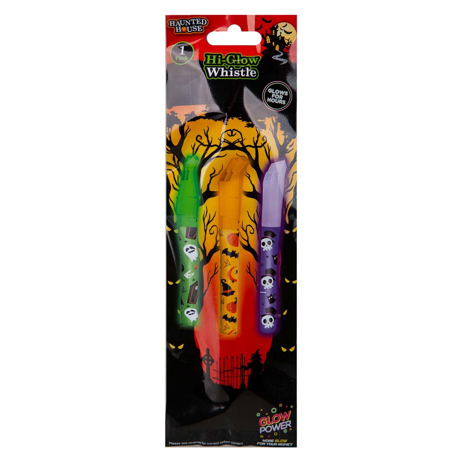 Halloween Glow Whistle Lanyard1 Piece Mystery Bag Halloween Orange from B&Q