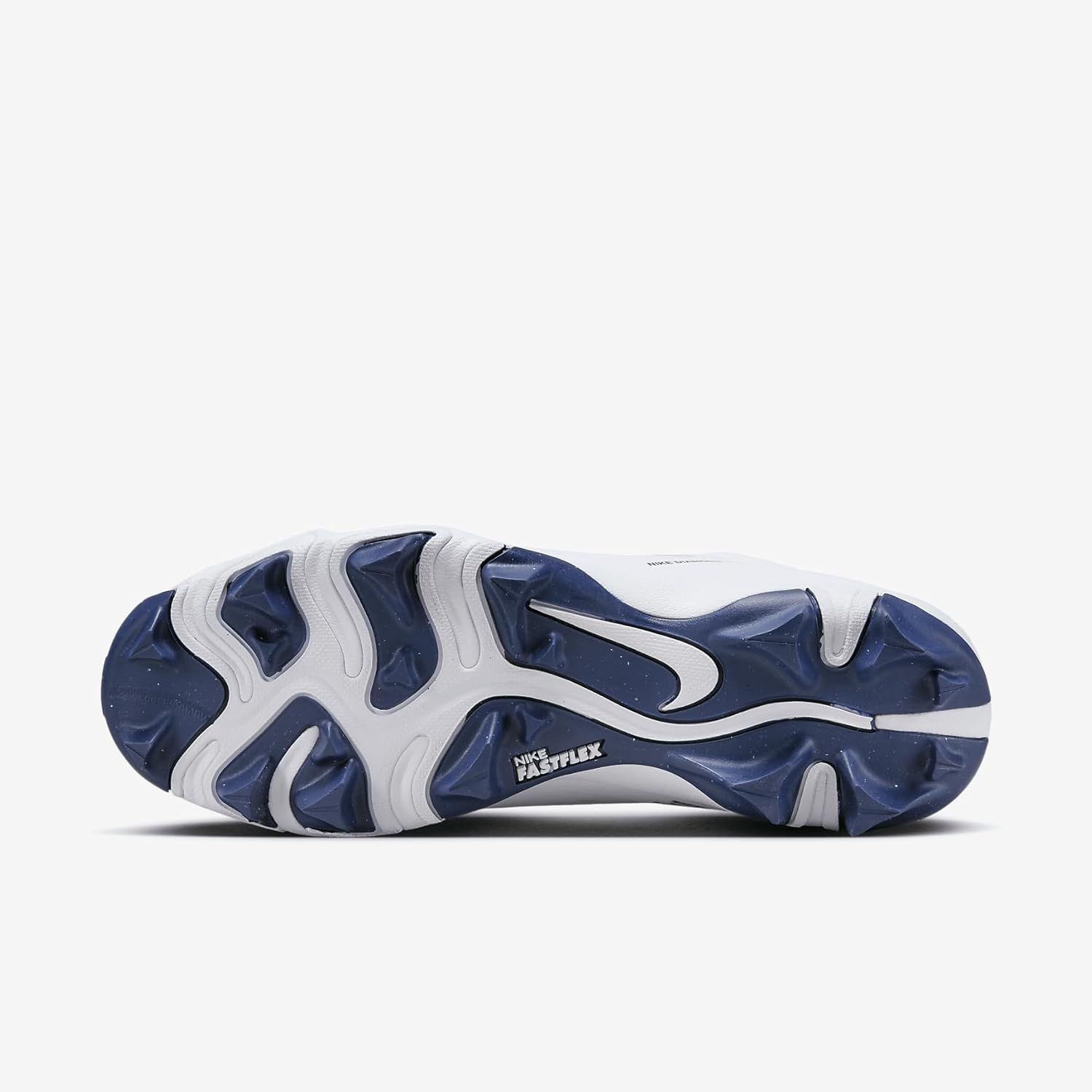 Nike Hyperdiamond 4 Keystone Women's Softball Cleats (FZ0920-103, White/Pure Platinum/Midnight Navy) Size 12