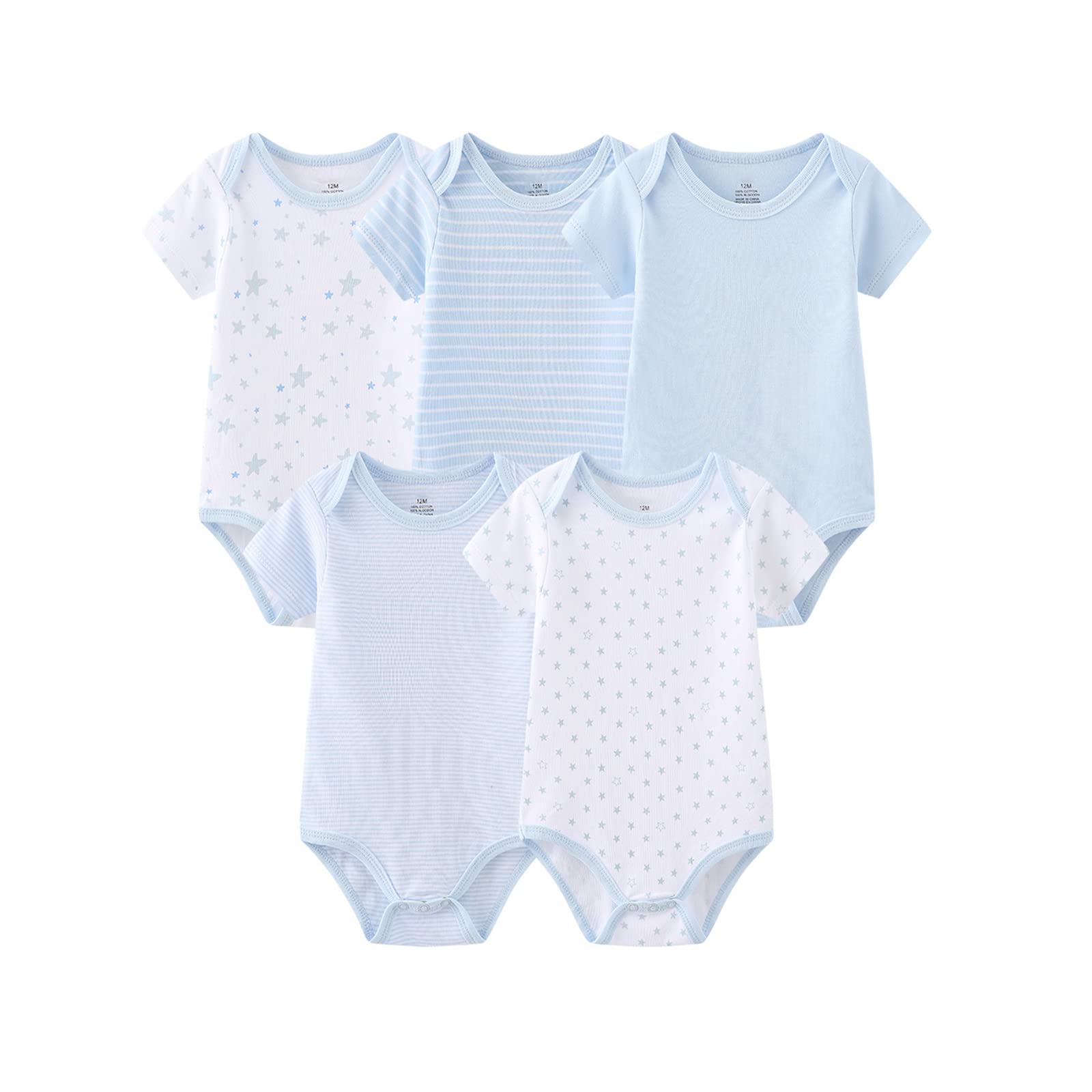 MAMIMAKA - Geschenkset für Neugeborene, 27-teilig, Babykleidung für Mädchen, essentielle Hosen und Accessoires von 0 bis 6 Monaten
