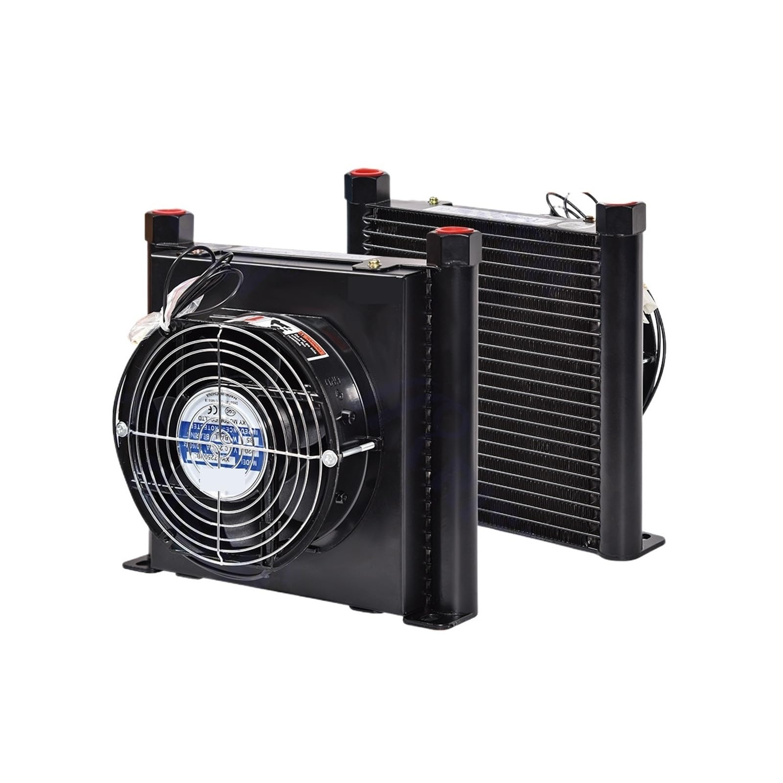 Enfriador de aceite for compresor de aire de aluminio AJ1025T-CA de 25 l/min con placa intercambiadora de calor y ventilador Amplia aplicación(AC220V)