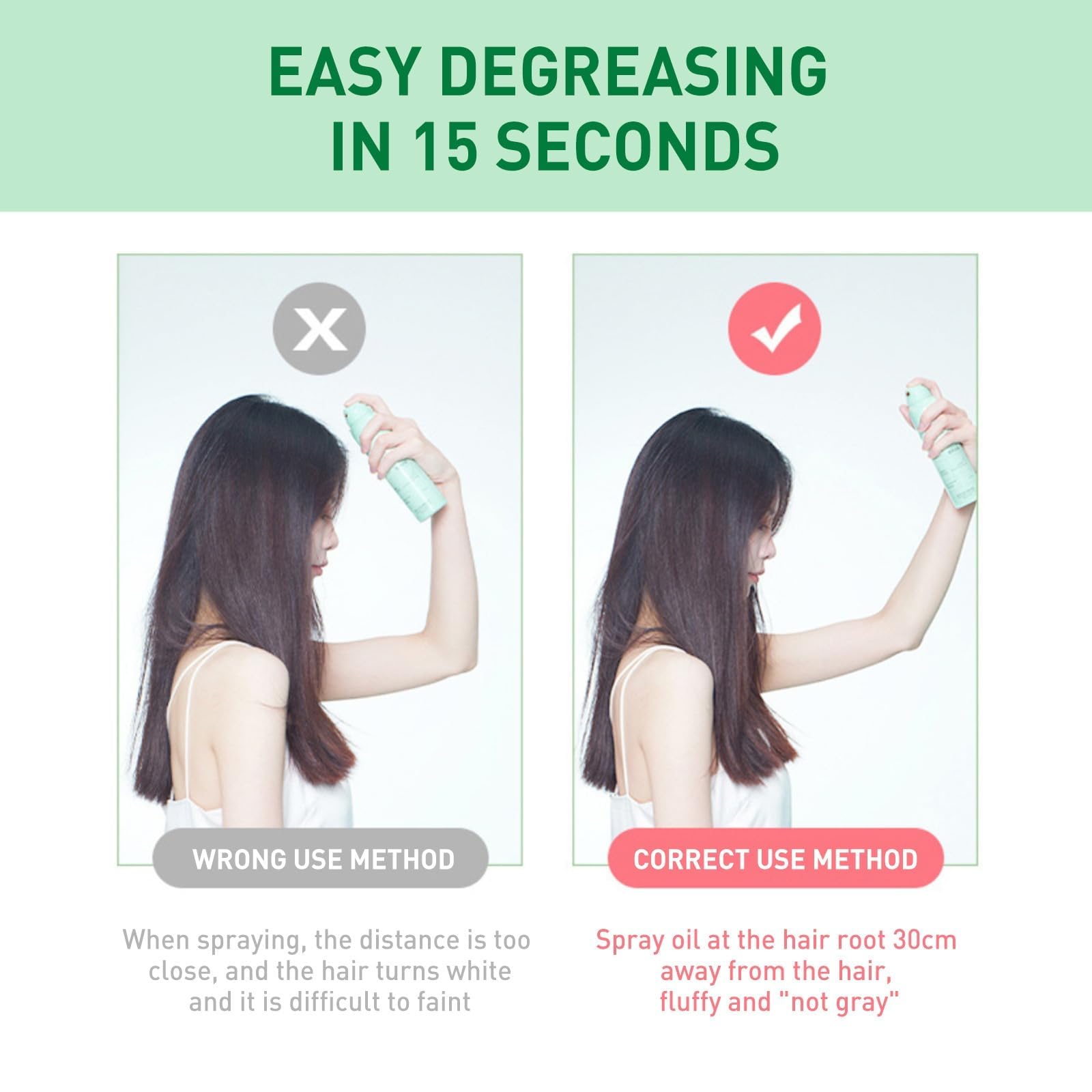 Spray para Dar Volumen al Cabello Welfaries, Spray para Dar Volumen al Cabello sin Enjuague, Spray para el Cabello Moutew, Spray de champú seco, Control de Grasa de Larga duración
