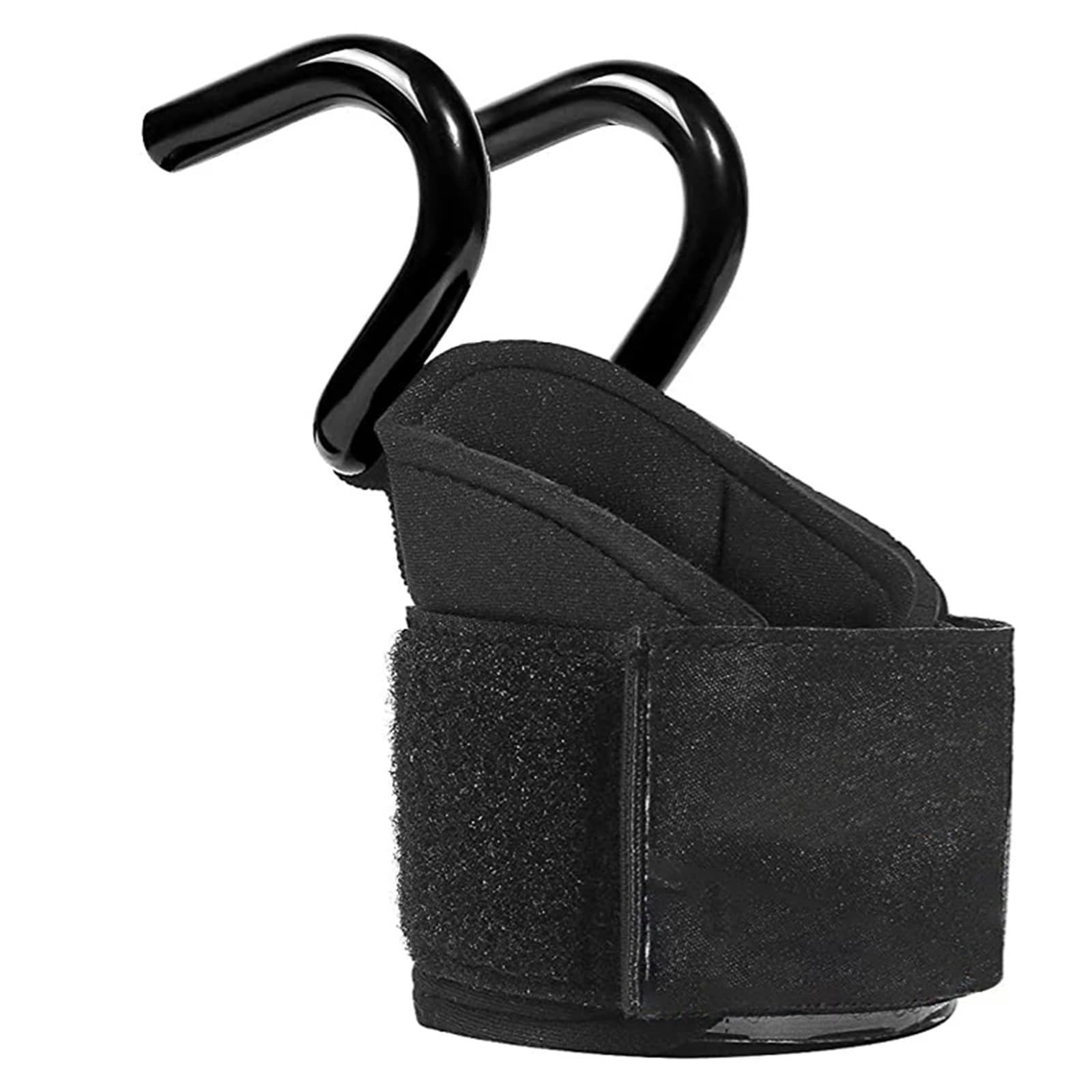 Ganci per Sollevamento Pesi Ganci multifunzione for sollevamento pesi con fasce for il polso Cinghie da polso for manubrio da palestra Ganci for sollevamento pesi Pull-up Guanti for sollevamento pesi