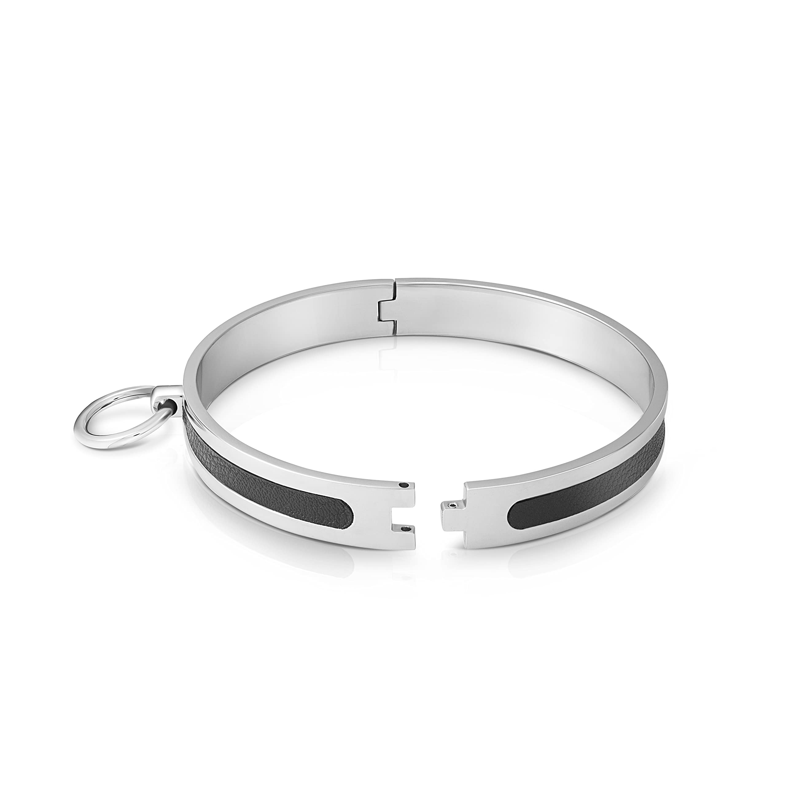 Mens-Shop24 Premium Edelstahl Halsband Halsreif mit O-Ring