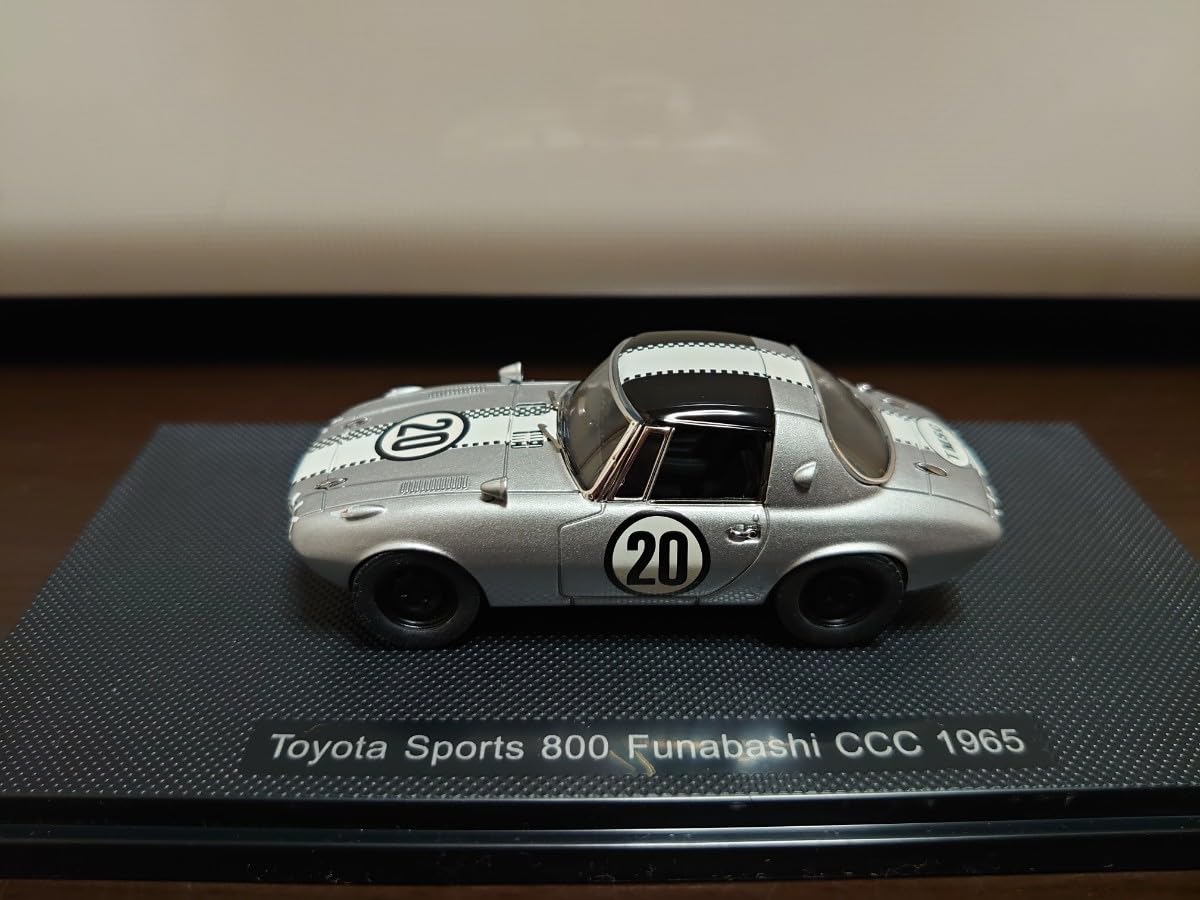 Amazon | エブロ 1/43 ミニカー スポーツ 800 船橋 CCC 1965#20 浮谷東 