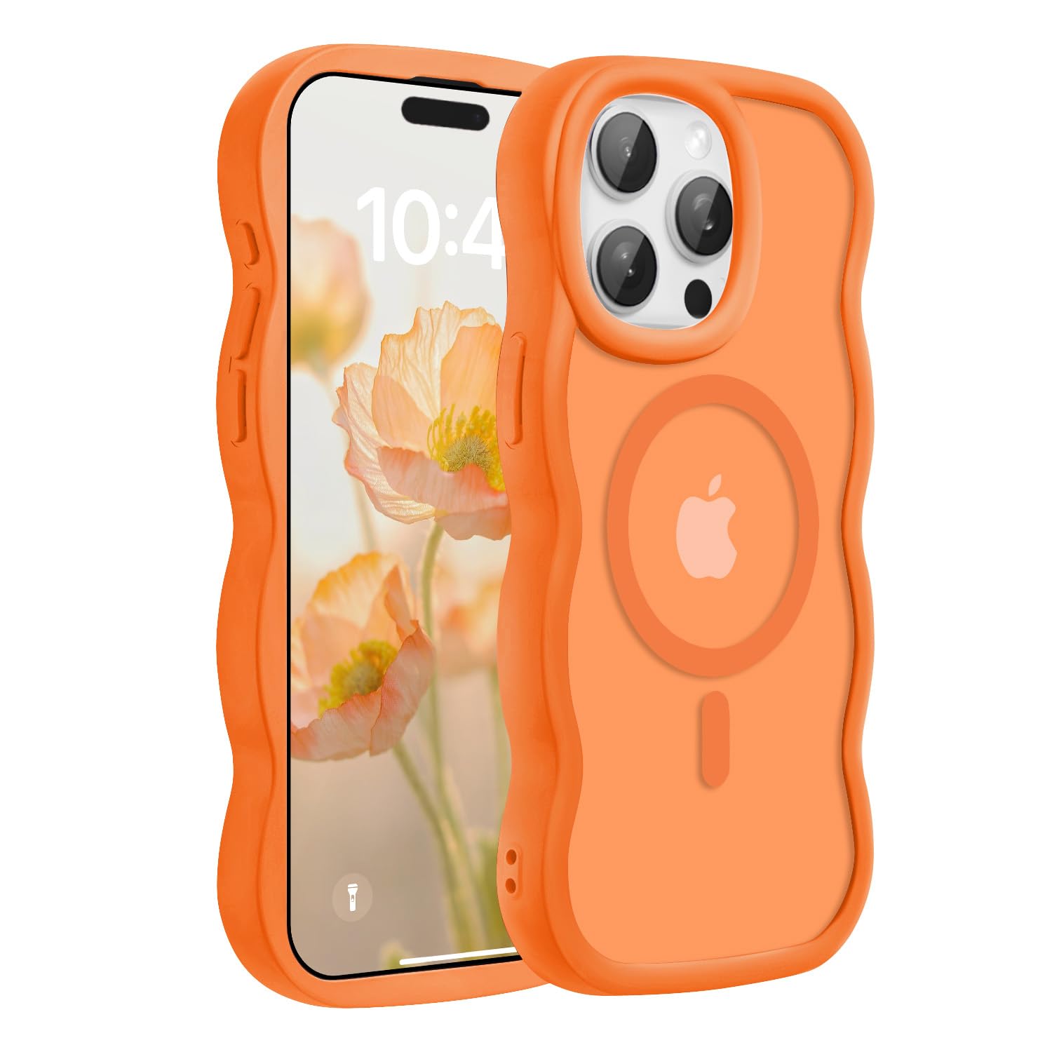 Amazon.co.jp: Amzfield iPhone14 Pro ケース MagSafe対応 オレンジ