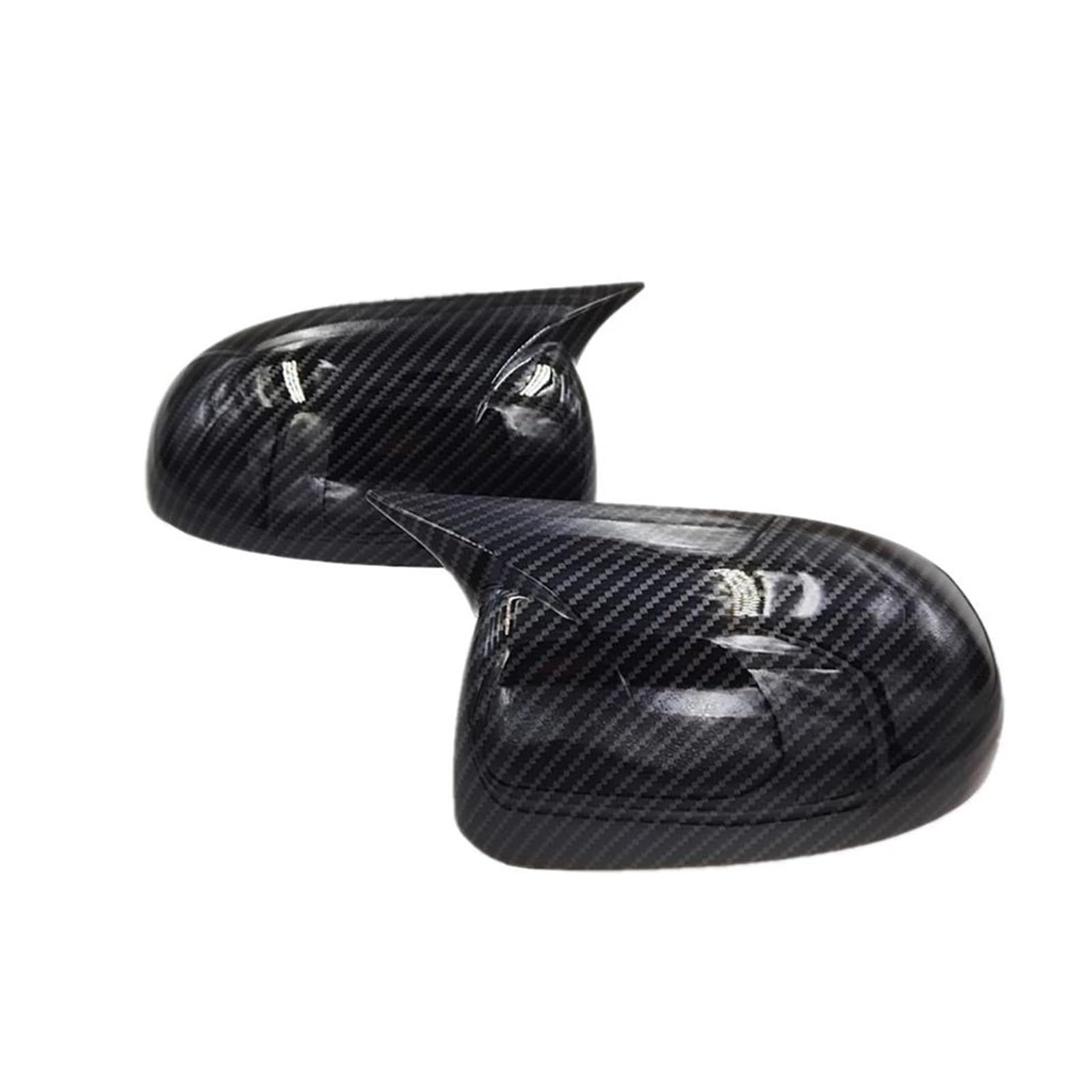 Hjkdsz No Car Rearview Side Mirror Cover Wing Cap Sticker Exterior Door Case Trim Carbon Fiber Look For Hyundai I20 2008-2014(No)