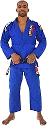 Kimono de Jiu Jitsu Brazil Combat Xtra-lite Competidor Profissional CBJJ IBJJF Unissex Trançado