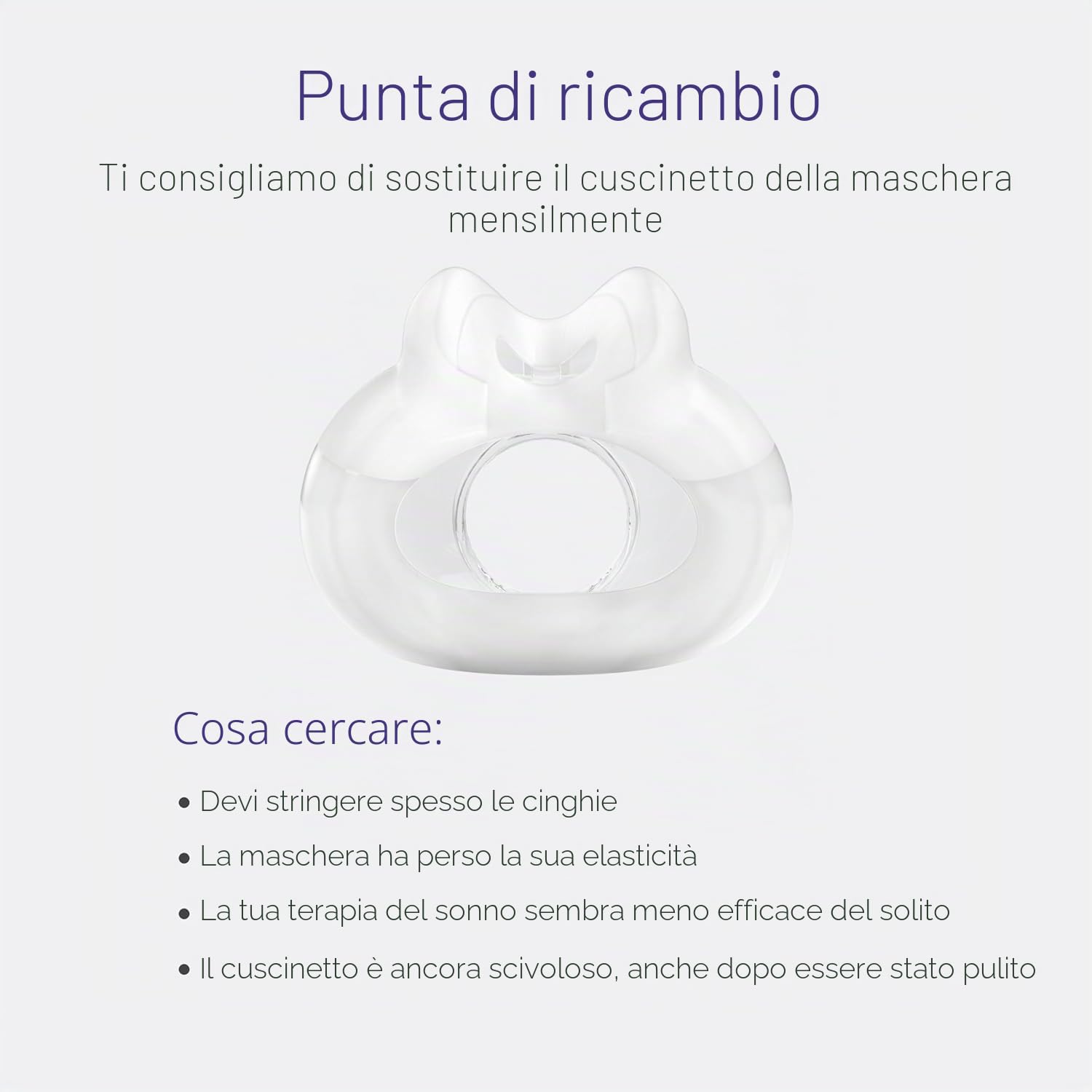 Cuscino Resmed N30I Ampiamente silenzioso, nuova tecnologia di ventilazione QuietAir e cuscino in silicone più morbido per il cuscino di supporto nasale AirFit N30i