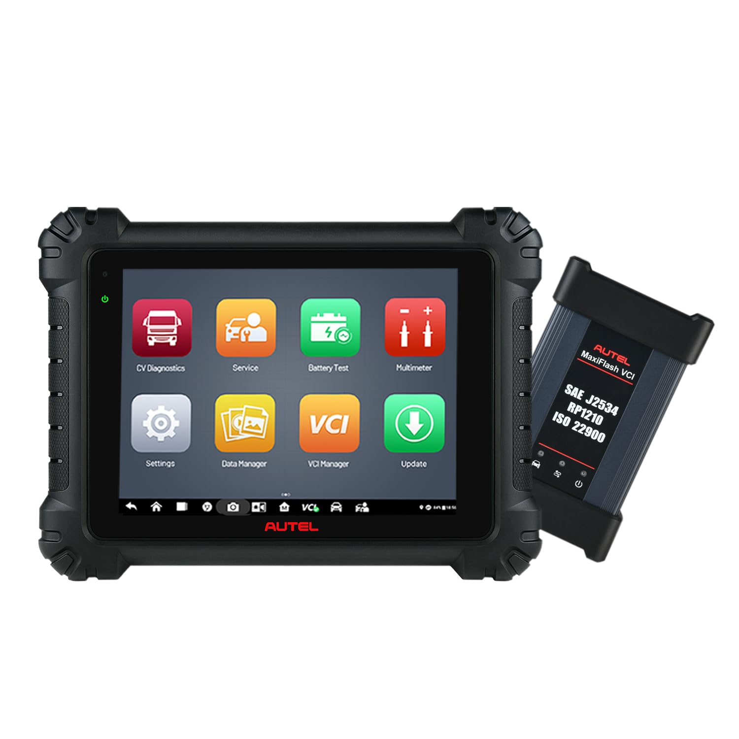 Autel MaxiSys MS909CV: Top J2534 ECU Programming/Coding Scanner for Semi Commercial Heavy Truck, 2024 New Motor TruSpeed Repair, Topology 2.0, OE TSB, Up of MS908CV II/ MS908CV/ MS906CV, 64+ Services