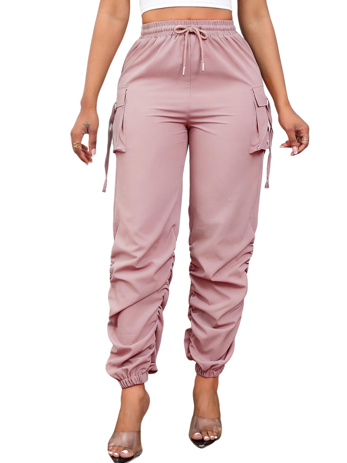 Cargo Pants Women Joggers Quick Dry Hiking Pants with Pockets