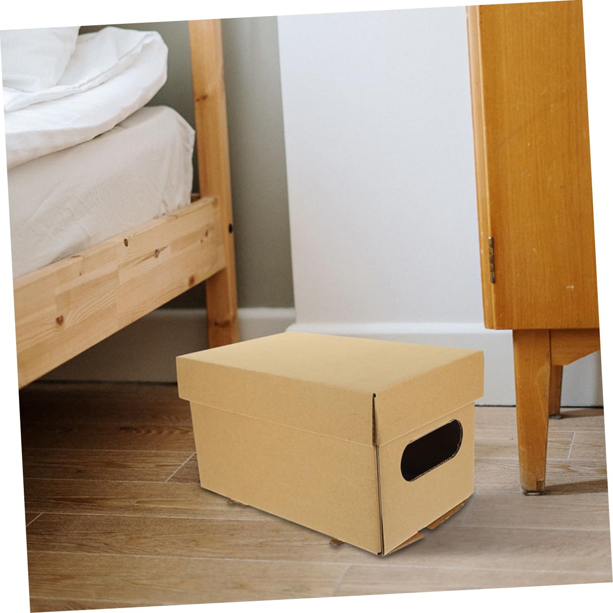 Caja Organizadora de Archivos de Papel Tapa, 4 Piezas, Resistente al Desgaste, para Documentos, Oficina y Escuela