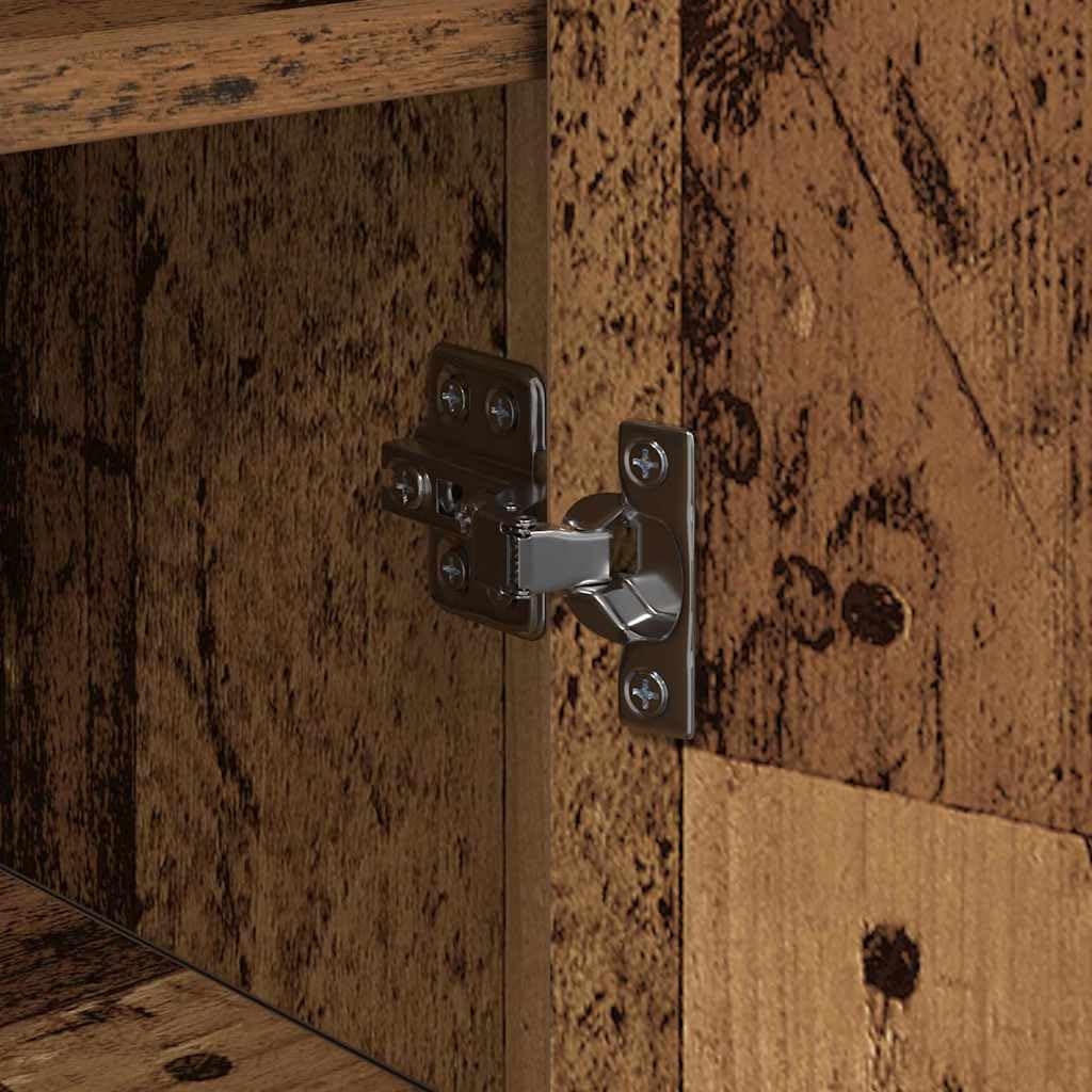 Aparador moderno Sonoma gris con estructura de metal y mucho espacio de almacenamiento de madera y metal para un hogar atemporal