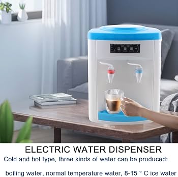 Dispensador De Agua Fría Y Caliente Para Encimera - 8°C A 95°C, Compatible Con Bidones 18.9L