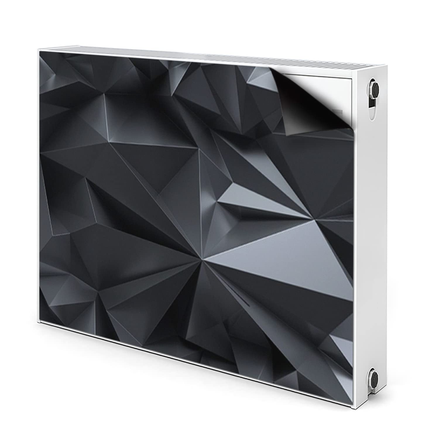 Modèle 3D noir Decormat pour dissimuler un radiateur inesthétique 110x60