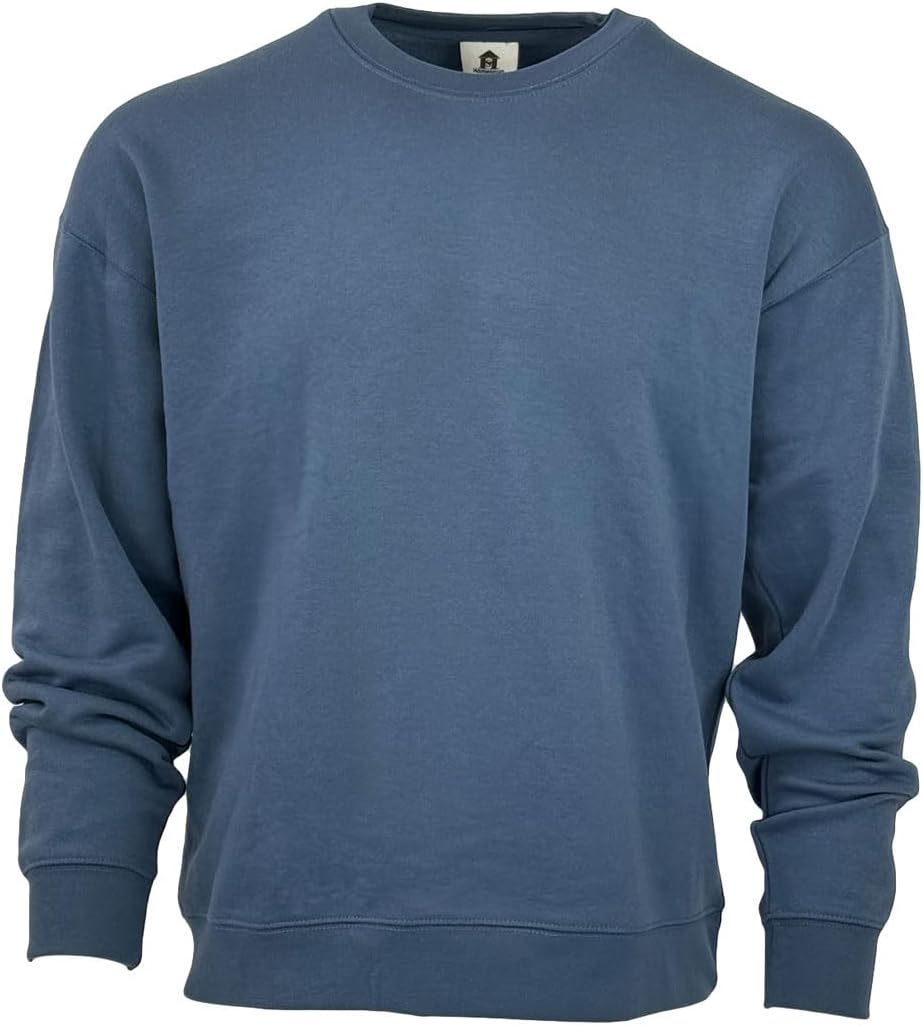 Homespun Ultra Soft 3-End Ringspun Cotton/Poly Fleece Crewneck Sweatshirts