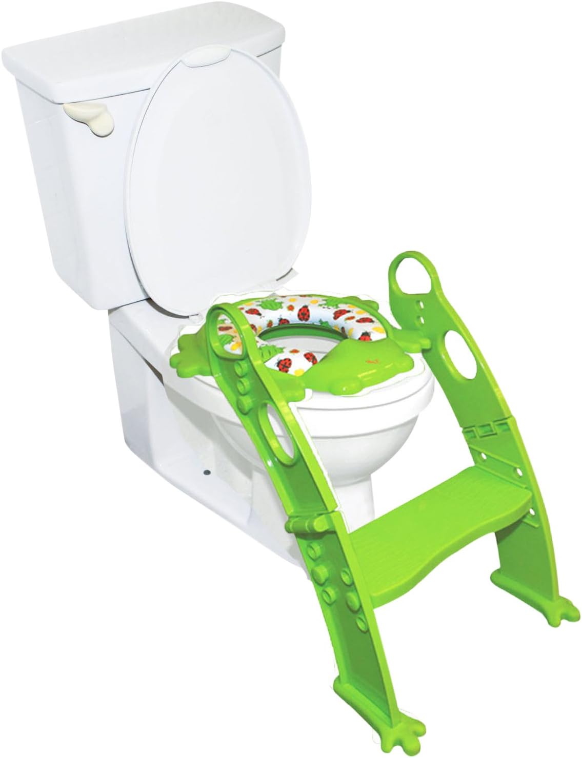 Karibu Cushion Step Potty with Step Ladder (Green)