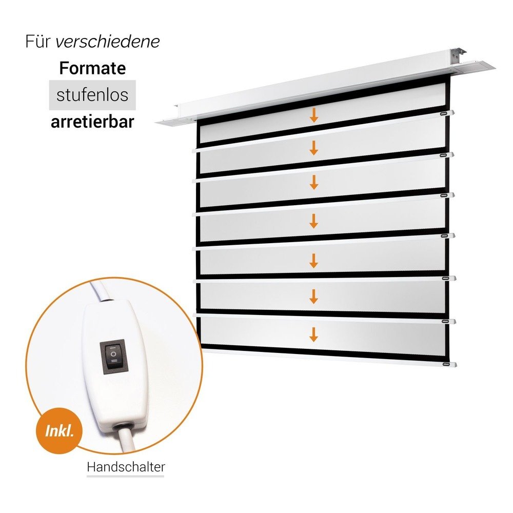 celexon Professional, 200 x 150 cm, schermo da incasso, formato 4:3