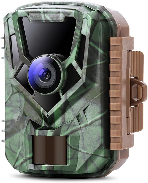 K&F Concept Wildlife Camera, Trail Camera with Low Glow Night Vision, Motion Activated Garden Game Camera, Waterproof Hunting Camera for Outdoor Hunting Bird Watching Nature Scouting Farm Monitoring