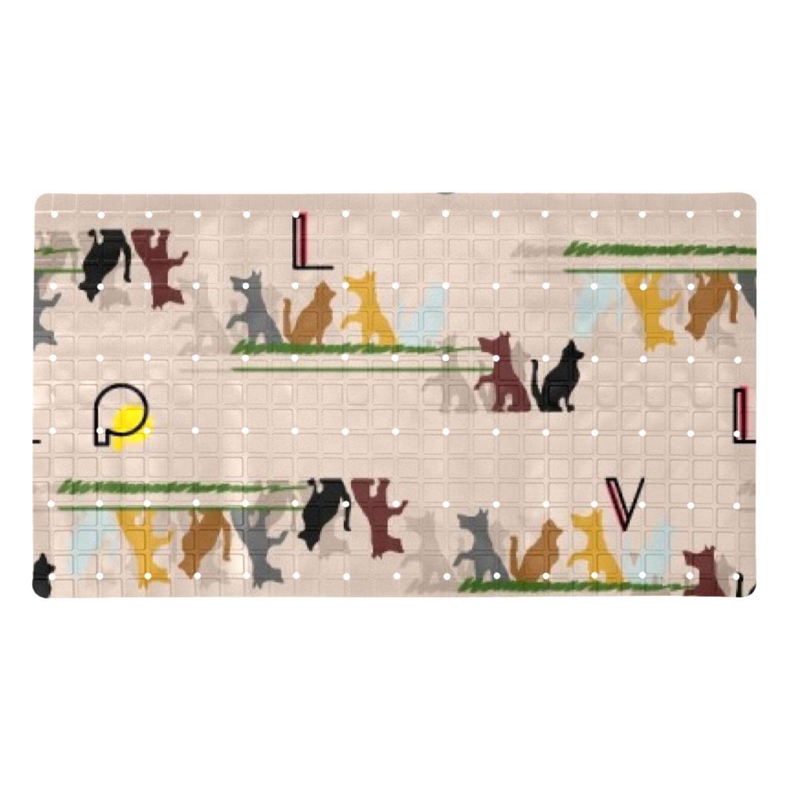 Tapis de bain enfant silhouette animal pour douche sécurisée en famille