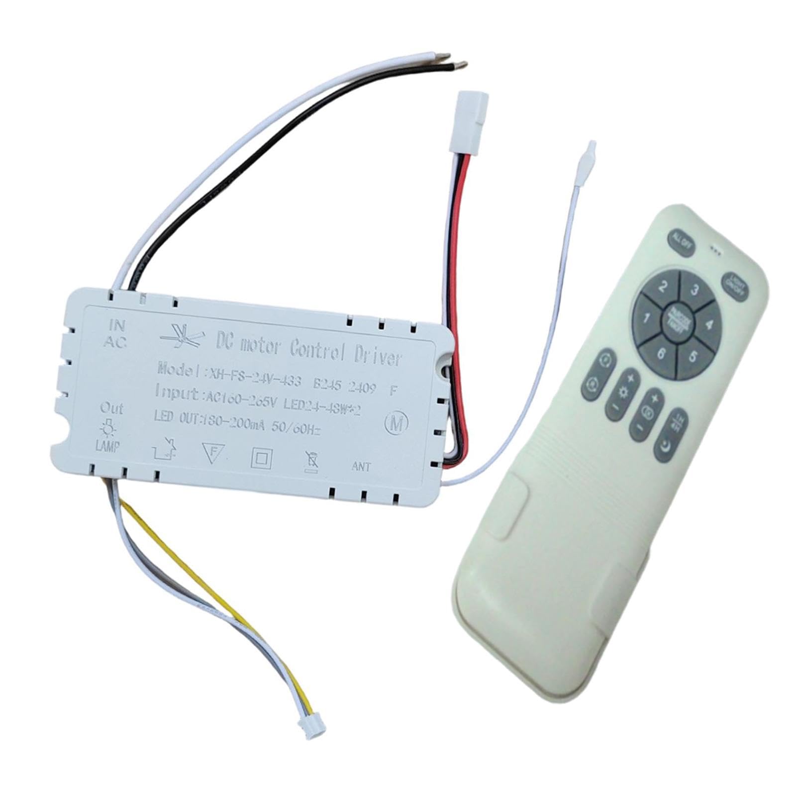 Entrada Del Receptor Del Ventilador de Techo 110-265V para Uso Doméstico Visible