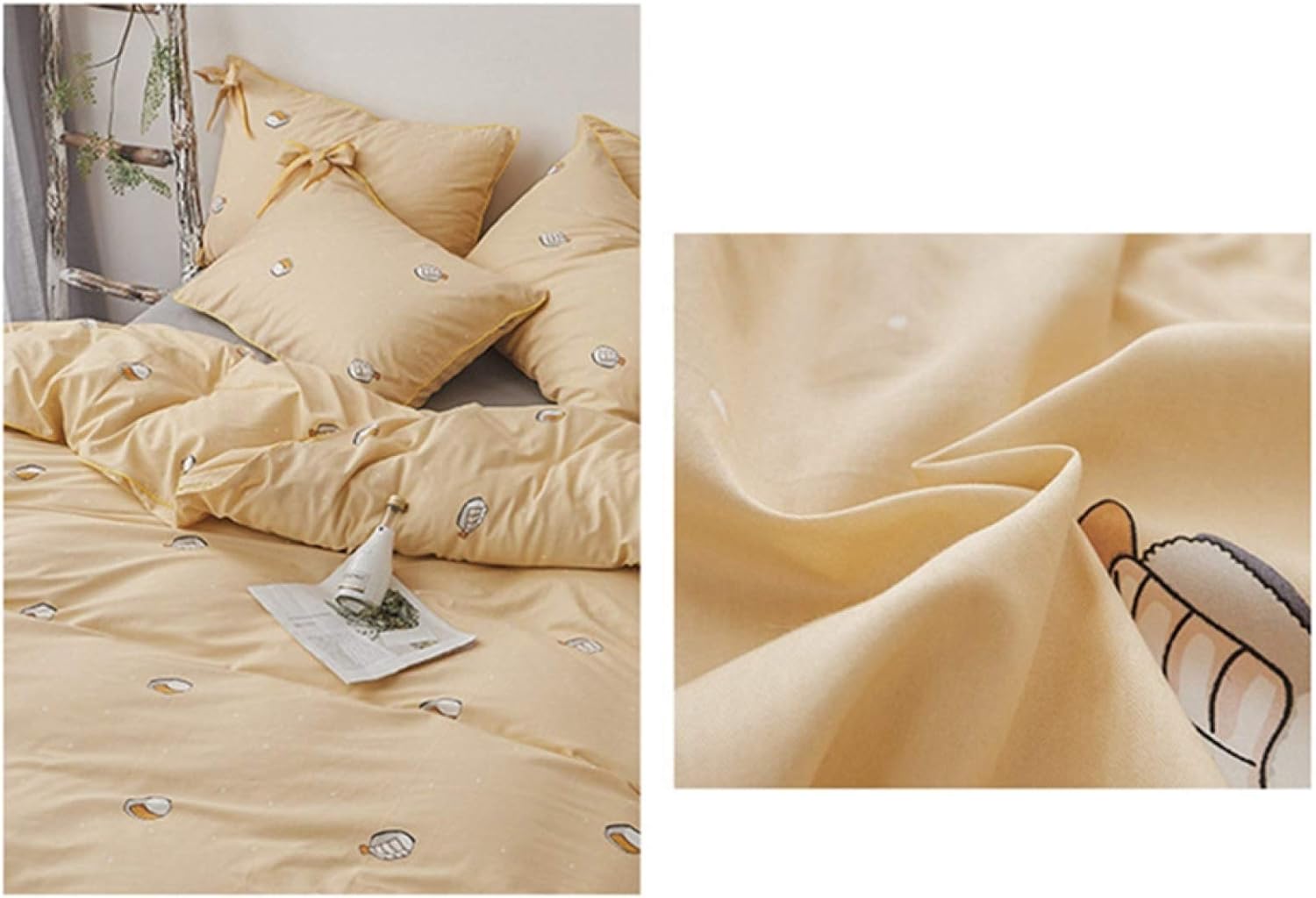 布団カバー シングル 4点セット ボックスシーツ 軽い 枕カバーベッドカバー 洗える速乾性 防ダニ抗菌 180 布団用 枕カバー カ