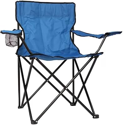 Cadeira Camping Dobrável em Poliéster e Base de Ferro, Importway, IWCDC  