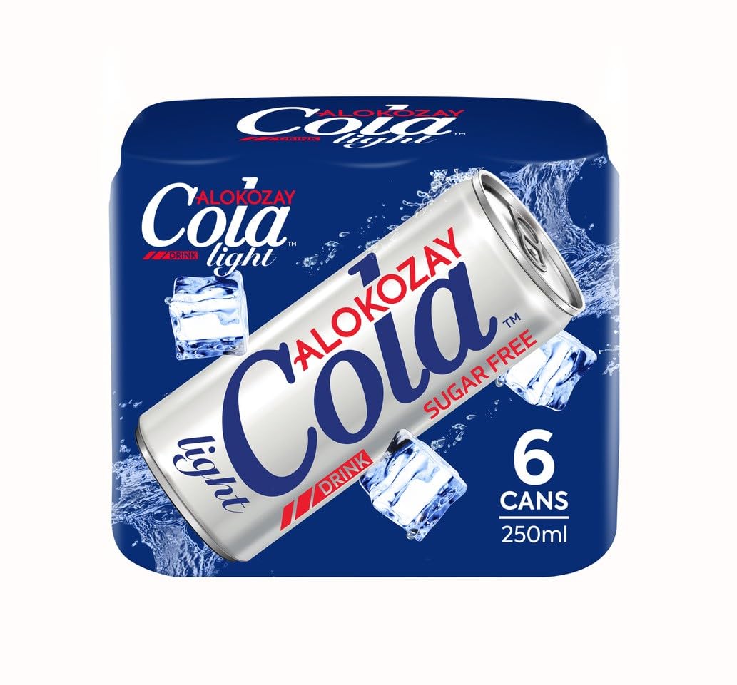 Alokozay Cola Light Sugar Free – 250ml X Pack of 6