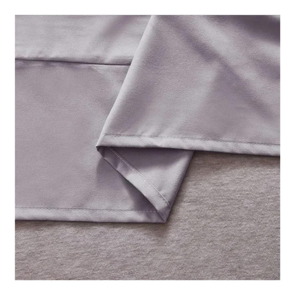 Biancheria da letto confortevole, in tinta unita, plissettata, su misura, elastica, morbida, con fascia elastica, per letto matrimoniale, matrimoniale, king size (CQ005-23, matrimoniale, 137 x 190 x