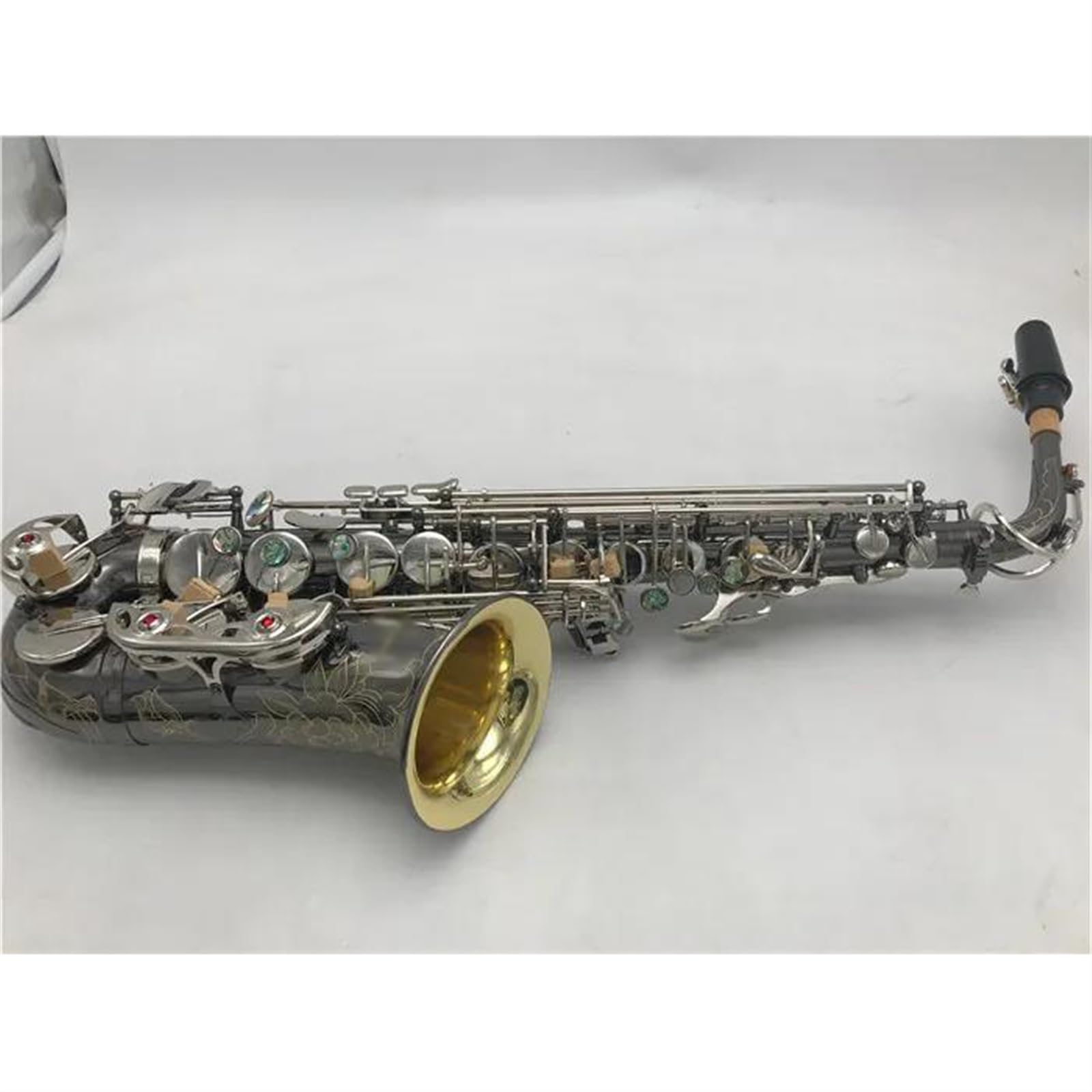 Saksofon Altowy E-Flat Czarny Nikiel Złoty Ustnik Do Saksofonu Altowego Srebrny Klucz Reed Neck Akcesoria Do Instrumentów Muzycznych profesjonalny Saksofon